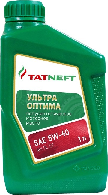 Масло моторное полусинтетическое Татнефть Ультра Оптима SAE 5W-40 (1л.)