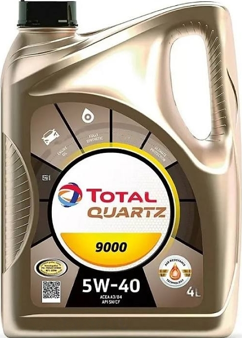 Масло моторное синтетическое TOTAL QUARTZ 9000 5W40 (4л.)