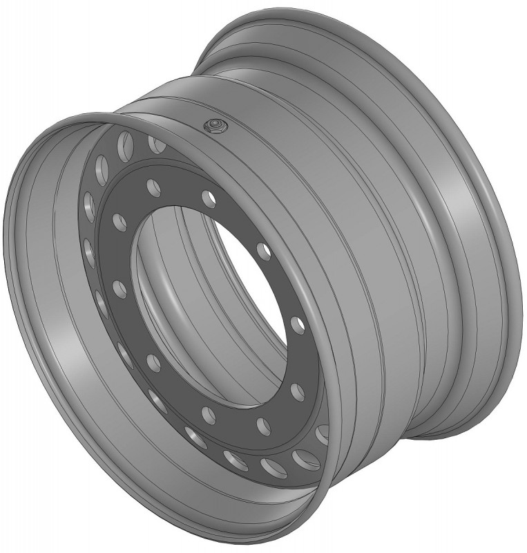 Колесный диск HARTUNG 11,75x22,5 10/335 d281 ET85